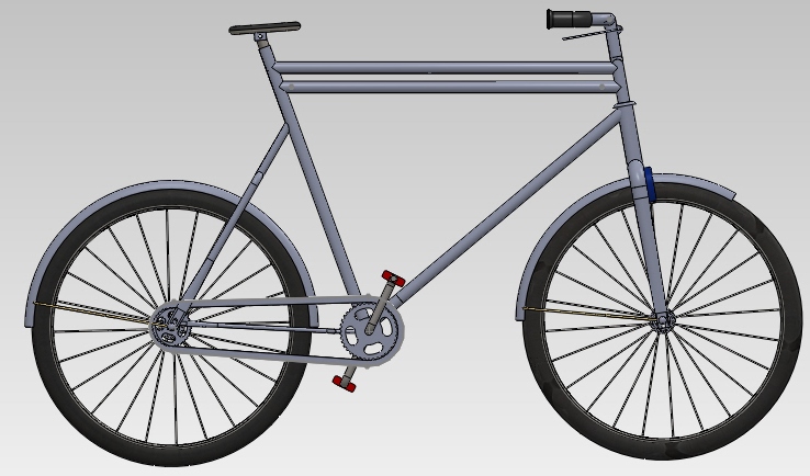bicycle modeling with solidworks software